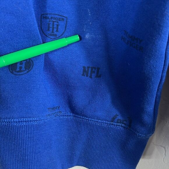 🔥🏈 LOS ANGELES RAMS x TOMMY HILFIGER Colab CREWNECK Sweatshirt Men Sz XL - EUC - Picture 9 of 9